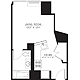 Studio B Line floors 5-50 Floorplan Image
