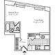 Residence 25 Floors 9-15 Floorplan Image