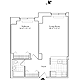 Residence 06, floors 3-8 Floorplan Image