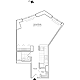 Residence 8, floors 3-8 Floorplan Image