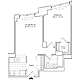 Residence 09, floors 3-8 Floorplan Image