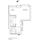 Residence C, floors 18-20 Floorplan Image