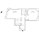 Residence E, floors 3-8 Floorplan Image