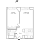 Residence H, floors 18-20 Floorplan Image