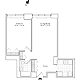 Residence J, floors 3-17 Floorplan Image