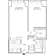 Residence K, floors 5-17 Floorplan Image