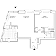 Residence L, floors 19-20 Floorplan Image