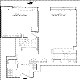 Residence R, floors 4-17 Floorplan Image