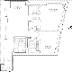Residence U, floor 3-8 Floorplan Image