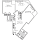 Residence 12, floors 3-6 Floorplan Image