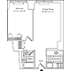 Residence 09, Floors 3-6 Floorplan Image