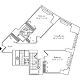 Residence 15, floors 3-6 Floorplan Image