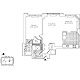 Residence A, floors 22-36 Floorplan Image