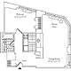 Residence B, floor 19 Floorplan Image