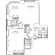 Residence B, floors 22-36 Floorplan Image