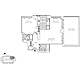 Residence D, floors 21 Floorplan Image