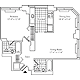Residence D, floors 22-36 Floorplan Image