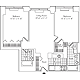 Residence J, floors 18-19 Floorplan Image