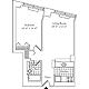 Residence M, floors 3-17 Floorplan Image