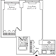 Residence T, floors 5-17 Floorplan Image