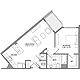 One Bedroom C Floorplan Image