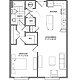 One Bedroom I Floorplan Image
