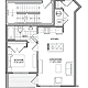 One Bedroom A Floorplan Image