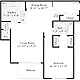 1 Bedroom D Floorplan Image
