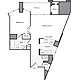 1 Bedroom A Floorplan Image
