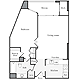1 Bedroom G Floorplan Image