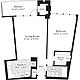 1 Bedroom H Floorplan Image