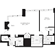 1 Bedroom M Floorplan Image