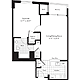 1 Bedroom C Floorplan Image