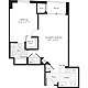 1 Bedroom D Floorplan Image