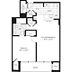 1 Bedroom E Floorplan Image