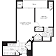1 Bedroom H Floorplan Image