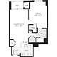 1 Bedroom I Floorplan Image