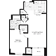 1 Bedroom K Floorplan Image