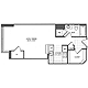Madison / Studio Floorplan Image