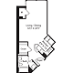 Vienna / Studio Floorplan Image