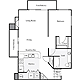 1 Bedroom I Floorplan Image