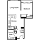 Studio B Floorplan Image