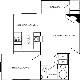 Luxury 1 Bdrm Remodel Floorplan Image