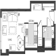 Studio 414 Floorplan Image