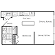 1BR 1Bath Base A Floorplan Image