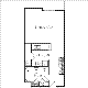 Studio/1bath 502 Floorplan Image