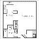 Studio/1bath 504 Floorplan Image