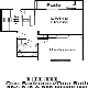 Sm 1Brdm 1 Bath Floorplan Image