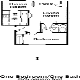 One Bed One Bath Floorplan Image