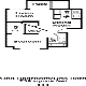 One Bed One Bath Floorplan Image